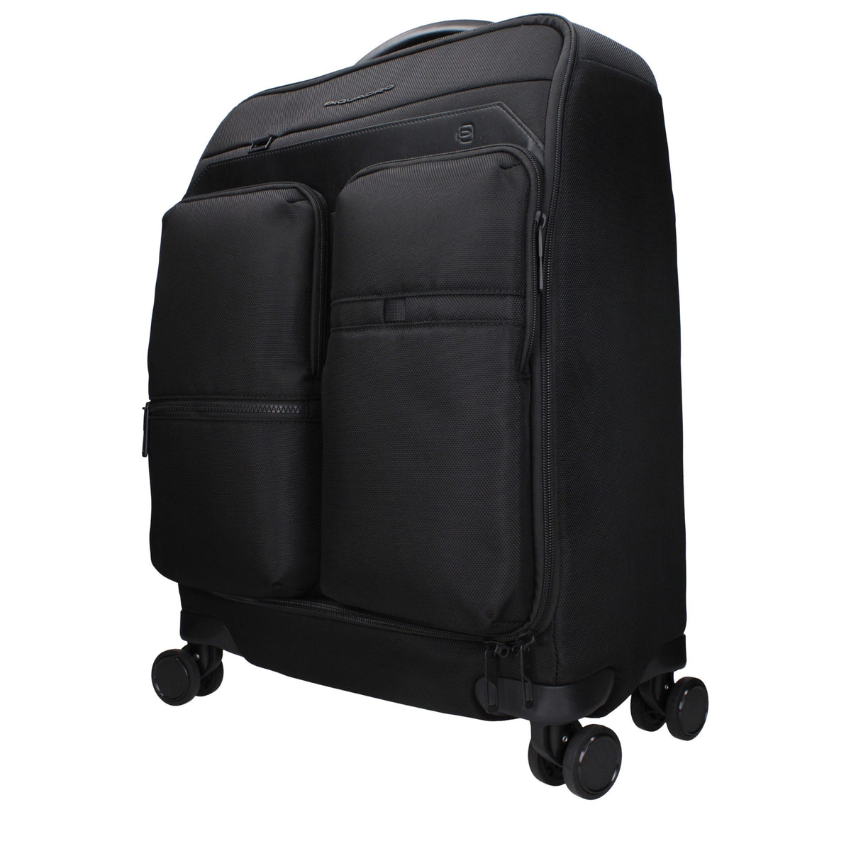 Piquadro BV4343X19N Trolley en Tissu Noir pour Voyage