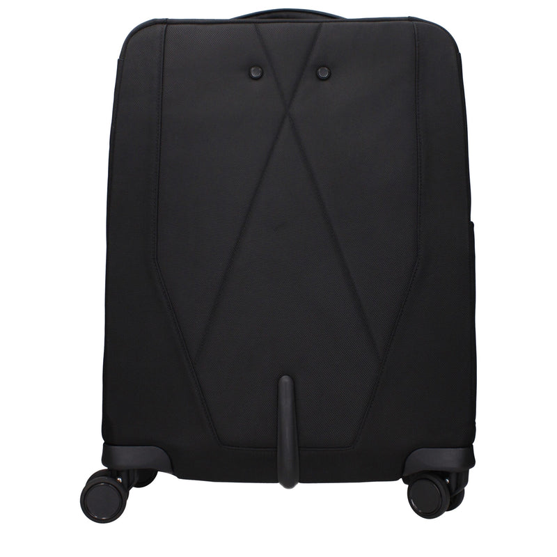 Piquadro BV4343X19N Trolley en Tissu Noir pour Voyage
