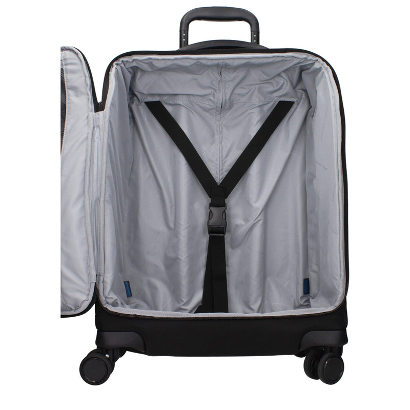 Piquadro BV4343X19N Trolley en Tissu Noir pour Voyage
