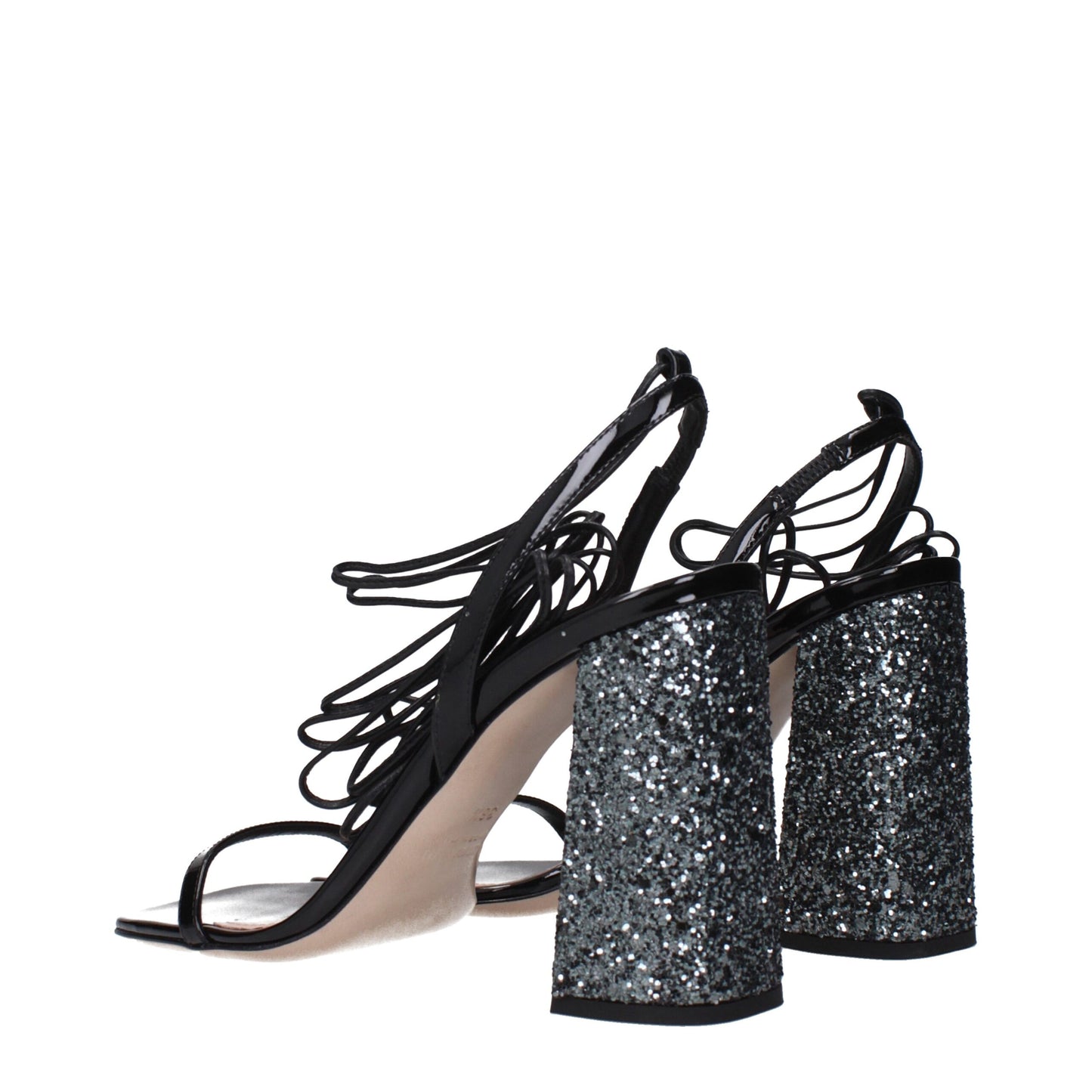 Miu Miu zwarte leren platformsschoenen