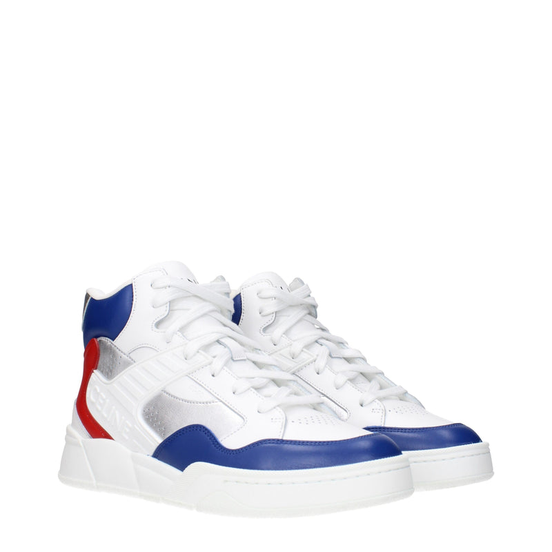 Celine White Leather Athletic Sneakers - Luxurious Comfort