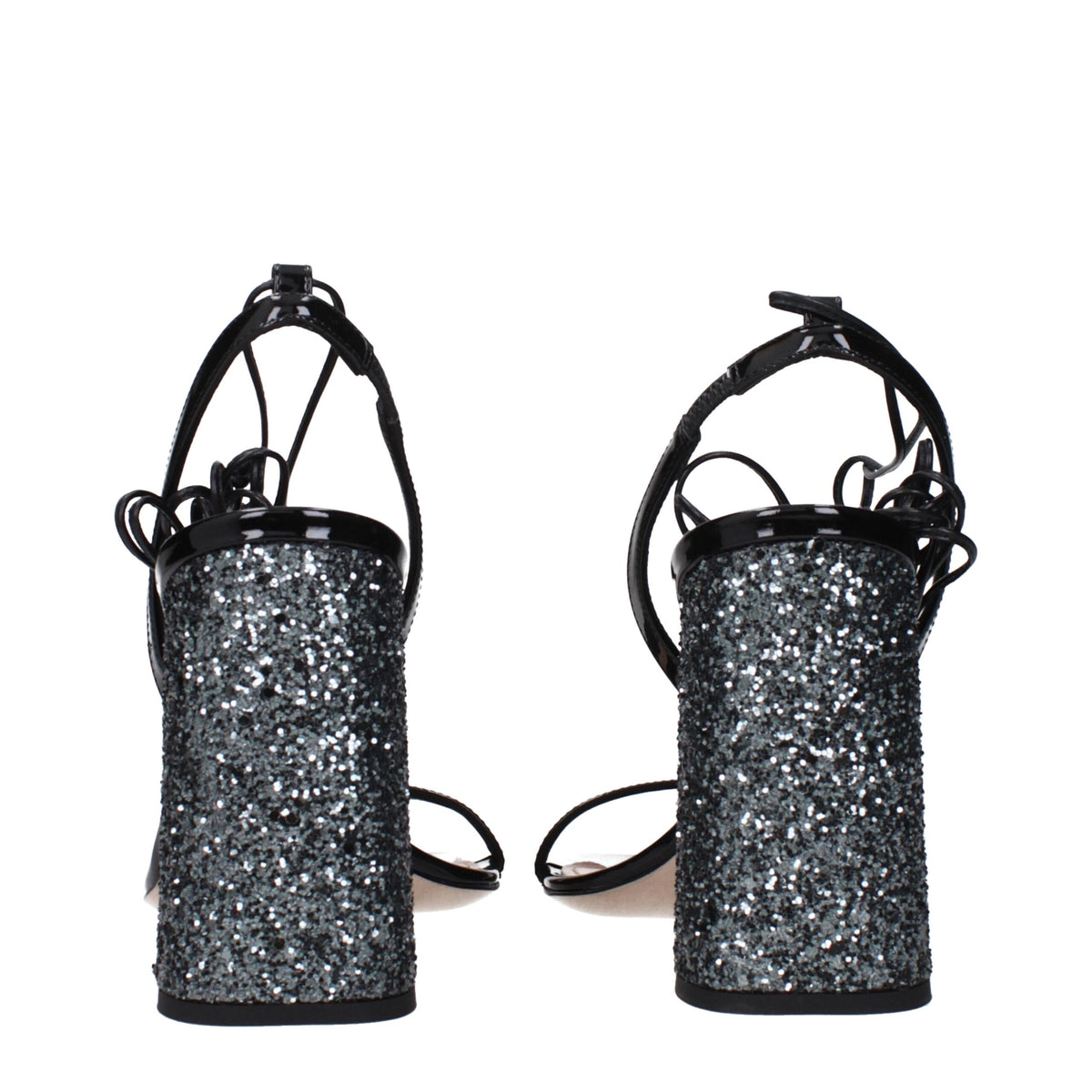 Miu Miu Black Leather Platforms - Élégantes Sandales pour Femmes
