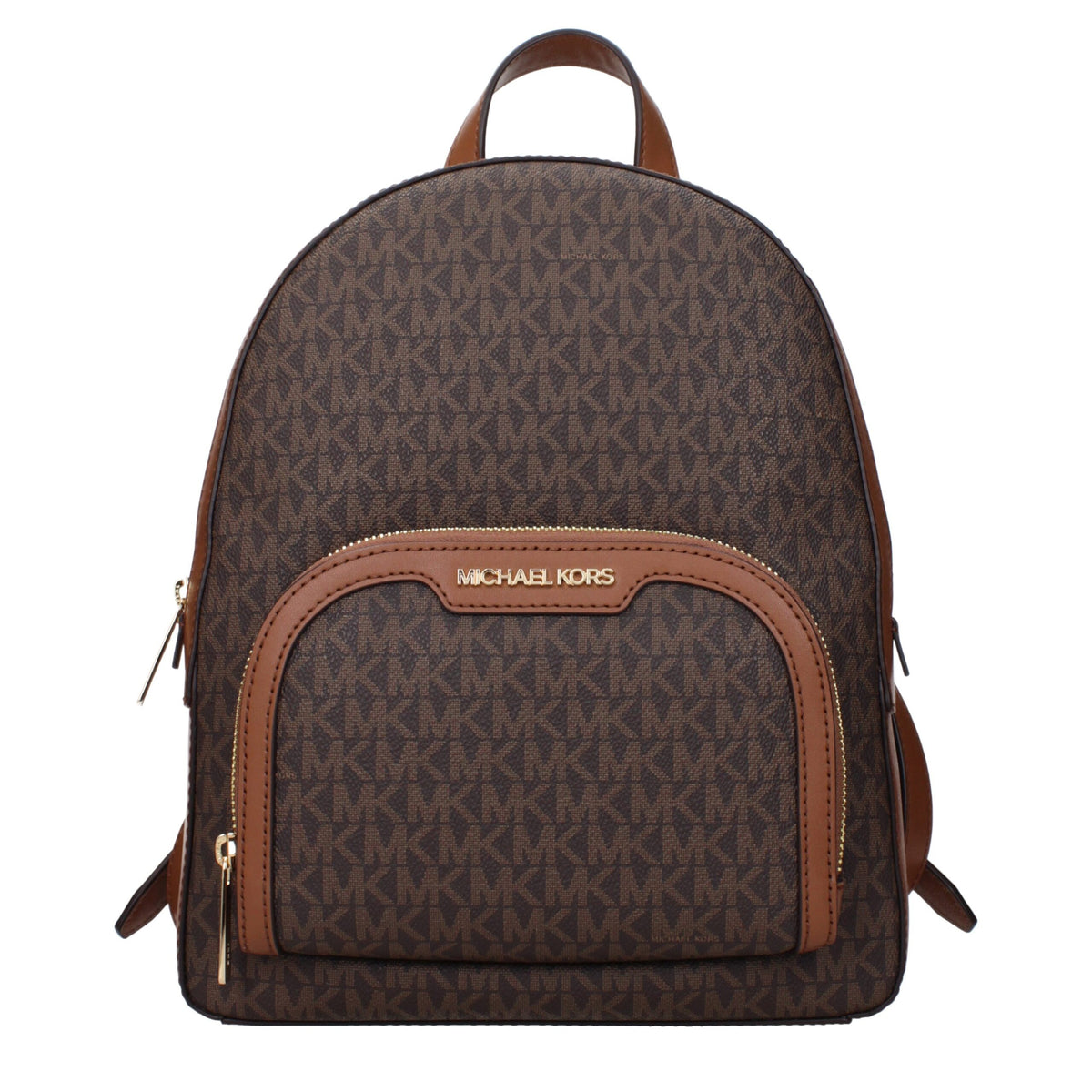 Michael Kors Brown Fabric Backpack - Chic and Practical