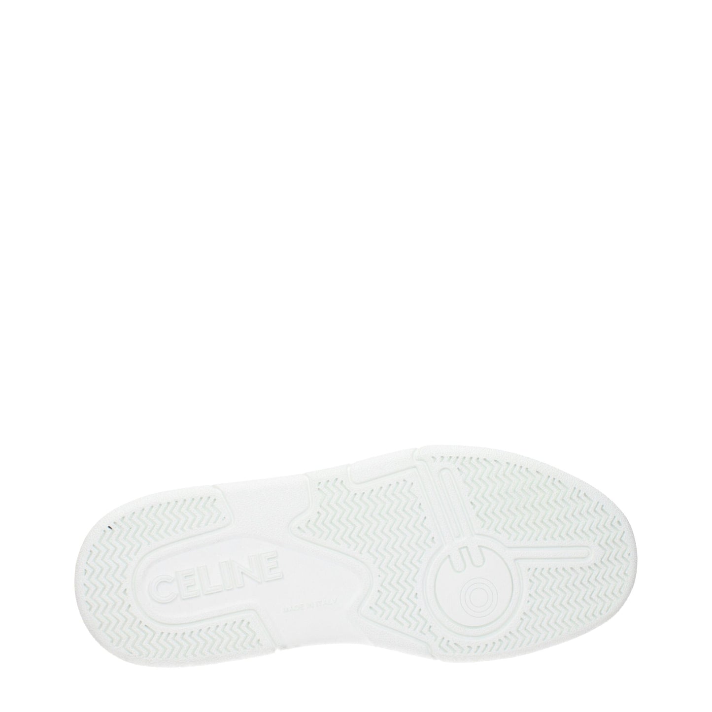 Sneakers de sport en cuir blanc Celine