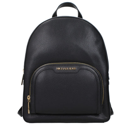 Sacs à dos en cuir noir Michael Kors