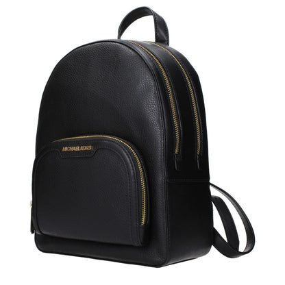 Sacs à dos en cuir noir Michael Kors