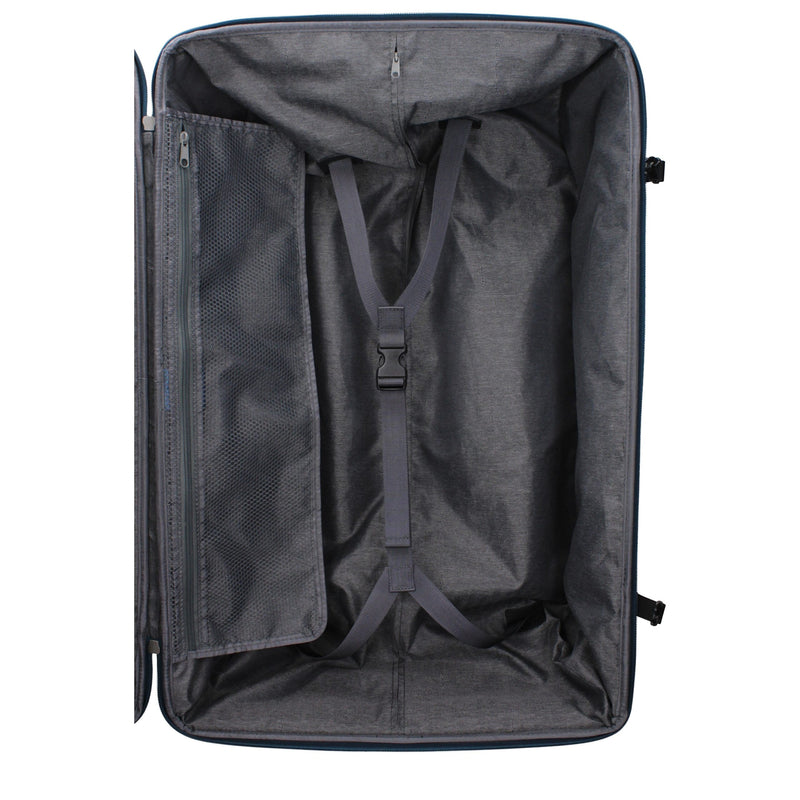 Piquadro BV3885M2BLU Trolley en Tissu Bleu