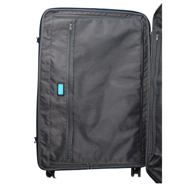 Piquadro BV3885M2BLU Trolley en Tissu Bleu