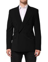 Dolce &amp; Gabbana, veste-blazer noire SICILIA à double boutonnage