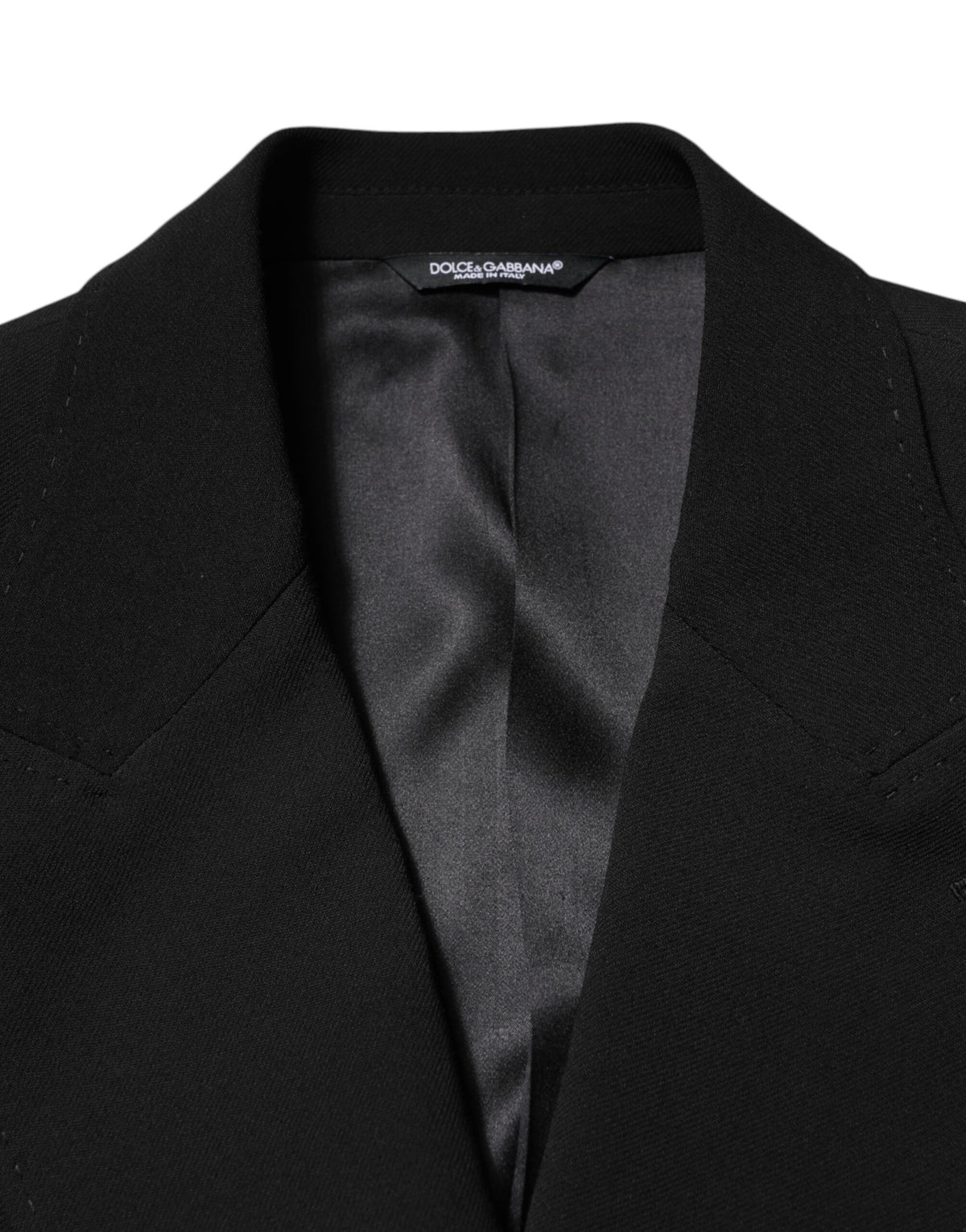 Dolce &amp; Gabbana, veste-blazer noire SICILIA à double boutonnage
