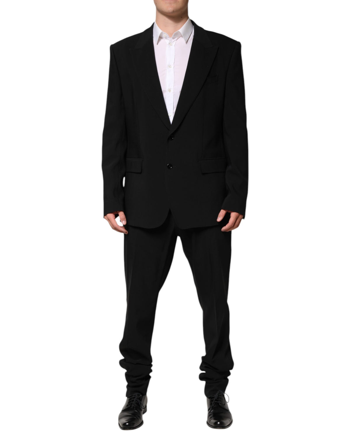 Dolce & Gabbana Costume Noir en Coton à Deux Pièces