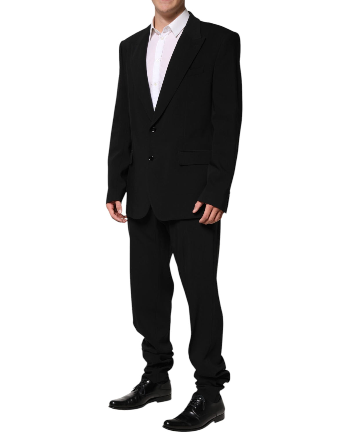 Dolce & Gabbana Costume Noir en Coton à Deux Pièces