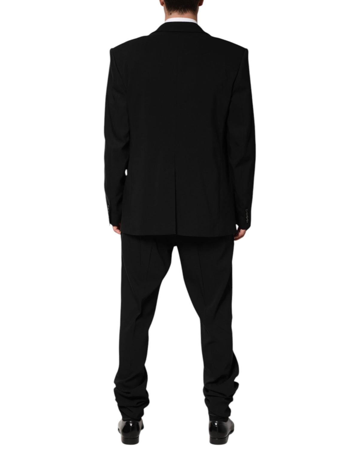 Dolce & Gabbana Costume Noir en Coton à Deux Pièces