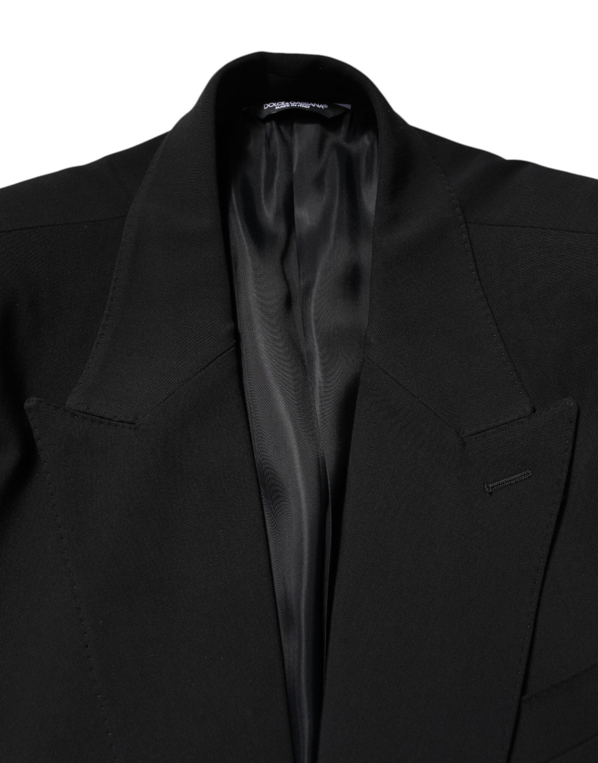 Dolce & Gabbana Costume Noir en Coton à Deux Pièces