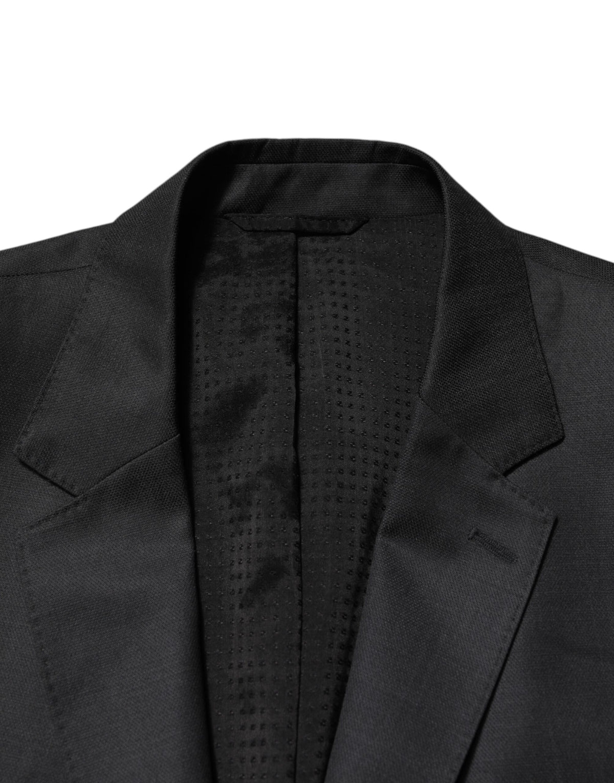 Dolce & Gabbana Costume 2 Pièces en Laine Grise Foncée