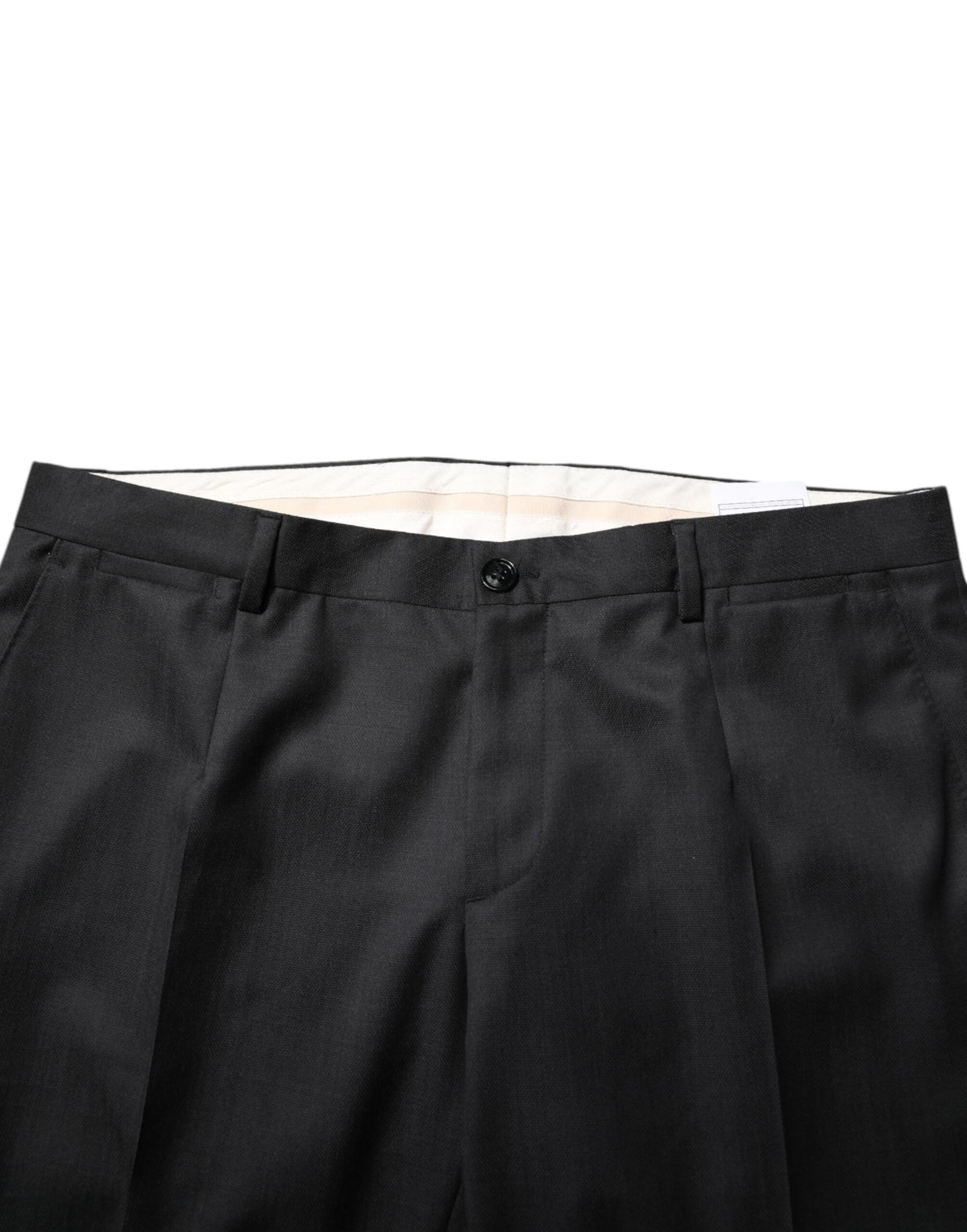 Dolce & Gabbana Costume 2 Pièces en Laine Grise Foncée