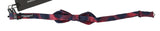Nœud papillon ajustable pour homme Dolce &amp; Gabbana en 100 % soie à carreaux rouges