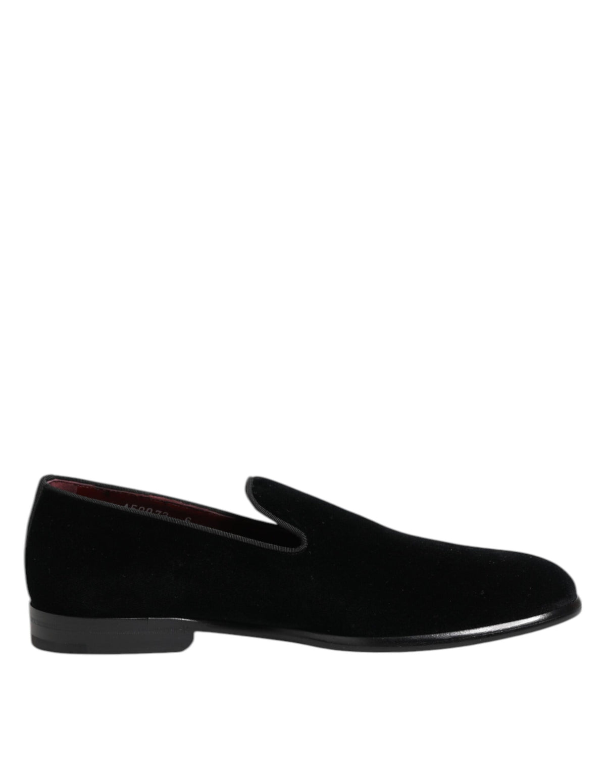 Dolce & Gabbana Black Velvet Loafers - Élégance et Luxe pour Hommes