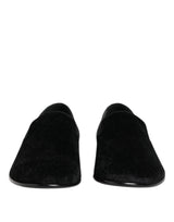 Dolce & Gabbana Black Jacquard Loafers - Élégance et Confort