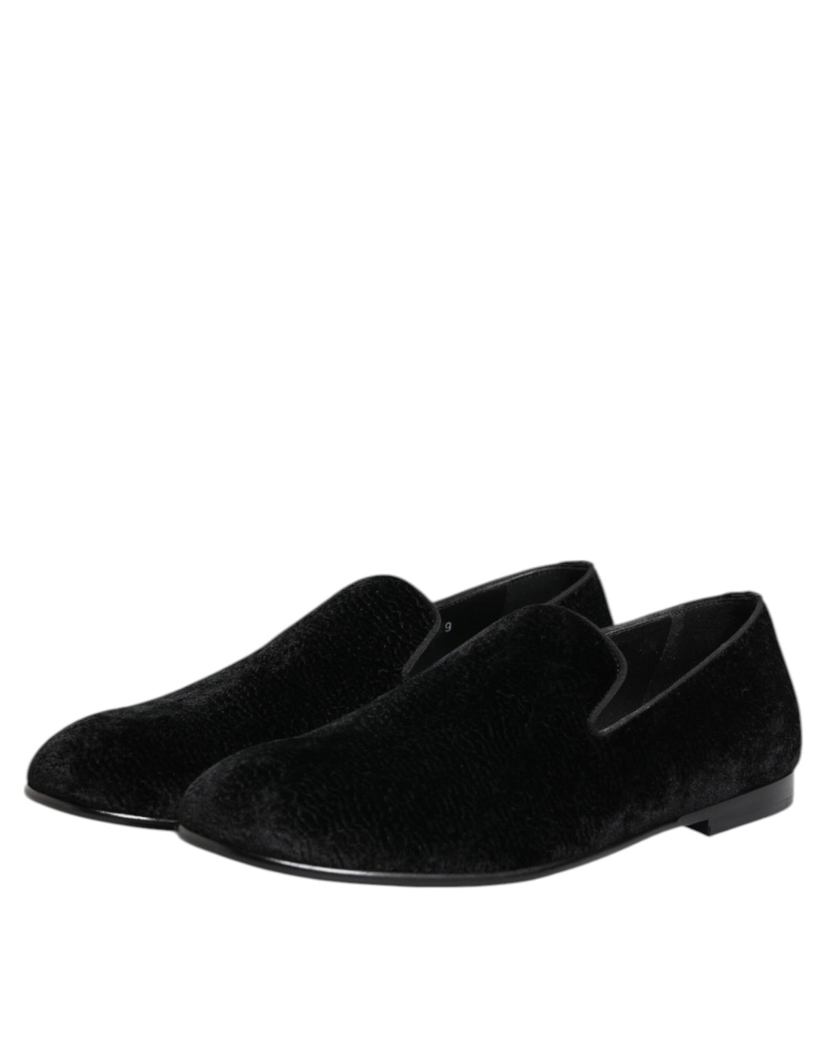 Dolce & Gabbana Black Jacquard Loafers - Élégance et Confort