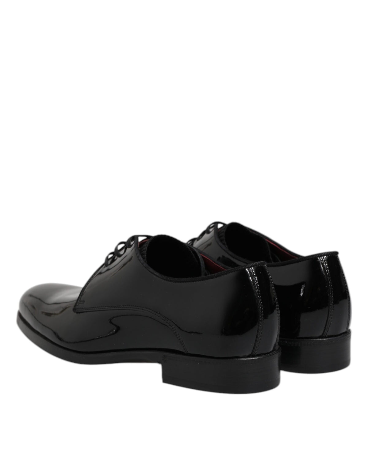 Dolce & Gabbana Black Leather Derby Shoes for Men