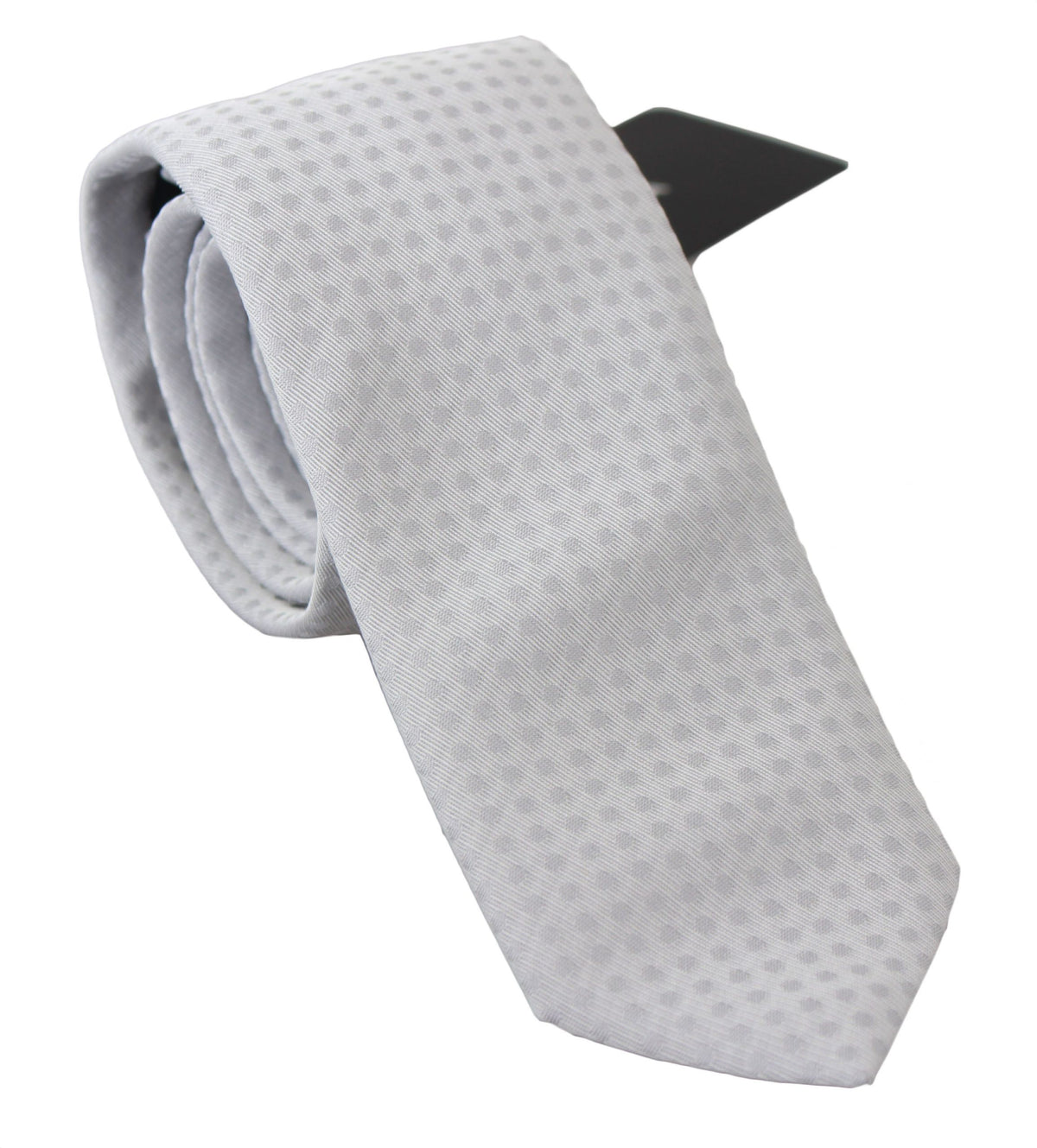 Cravate classique blanche à motifs Dolce &amp; Gabbana pour homme