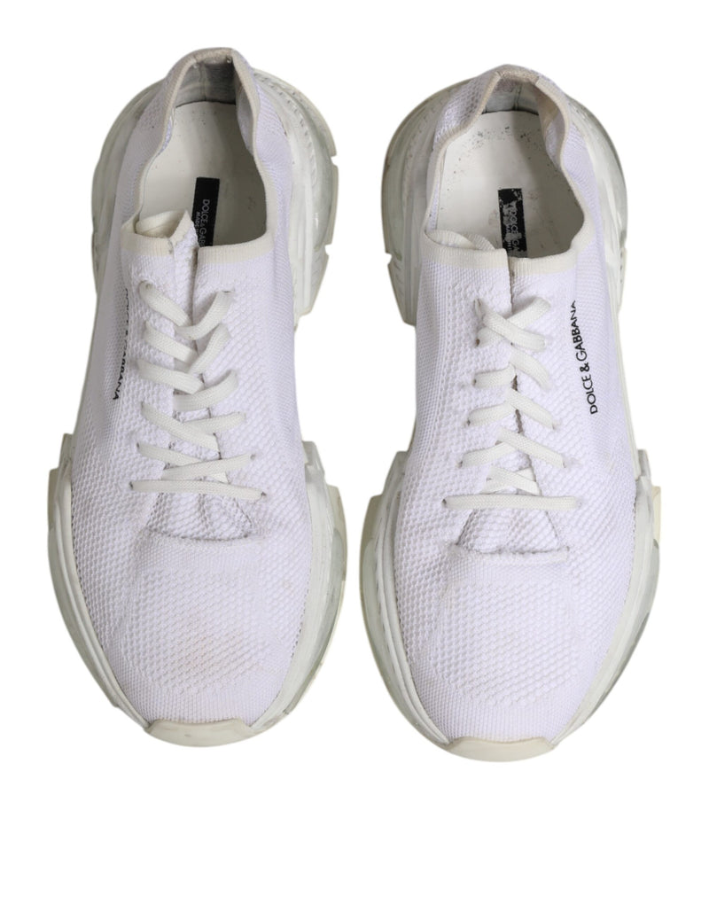 Dolce & Gabbana White Airmaster Low Top Sneakers for Men