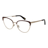 Guess Brown Metal Cat Eye Glasses (Frames) - Unisex