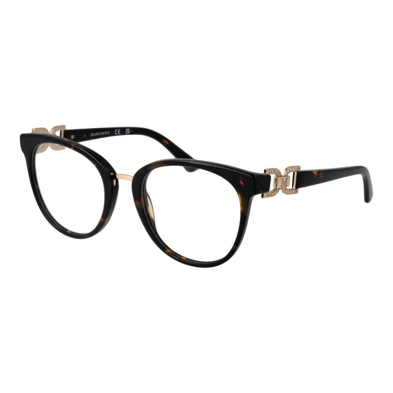 Monture de lunettes femme marron Marciano by Guess - Style chic en acétate