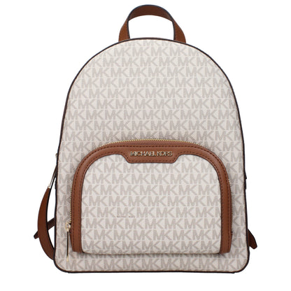 Sacs à dos en tissu beige de Michael Kors