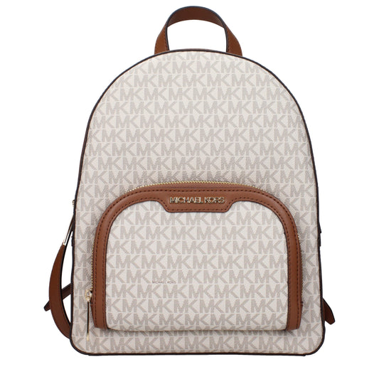 Sacs à dos en tissu beige de Michael Kors