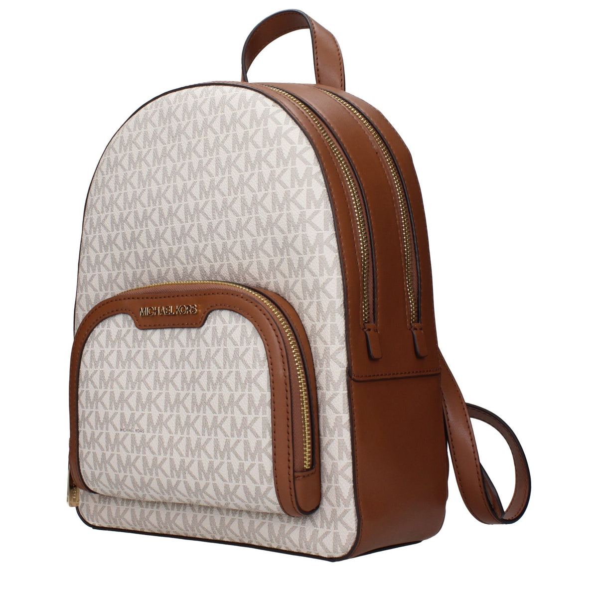 Michael Kors Beige Fabric Backpack - Stylish & Functional