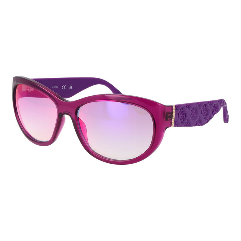 Guess Purple Women Sunglasses - Elegant Oval Style
