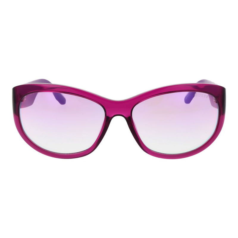 Guess Purple Women Sunglasses - Elegant Oval Style