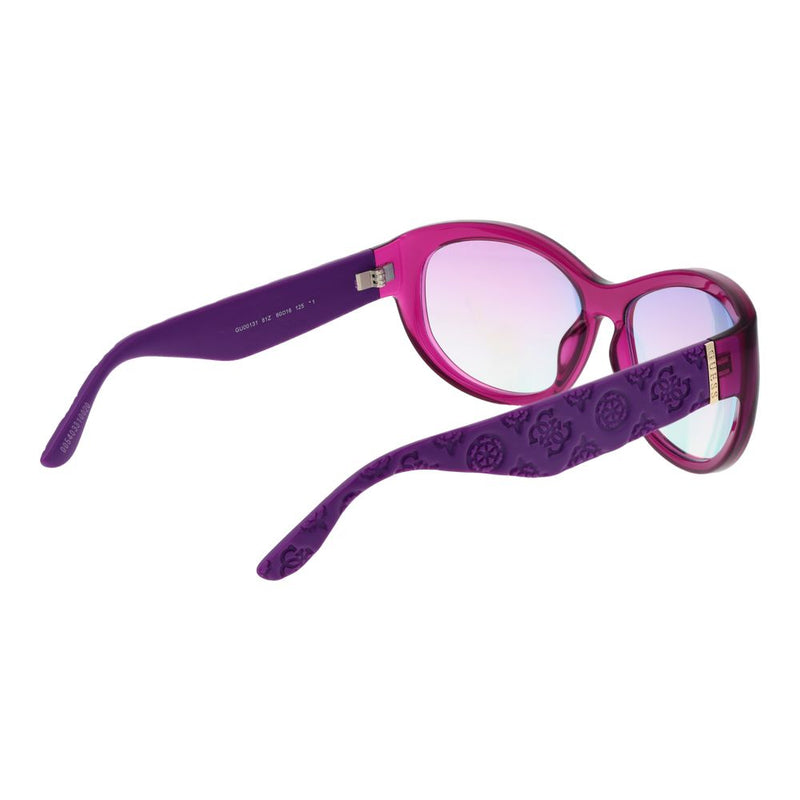 Guess Purple Women Sunglasses - Elegant Oval Style