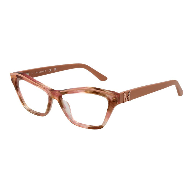 Marciano by Guess Beige Women Glasses Frame - Chic Cat-Eye Design