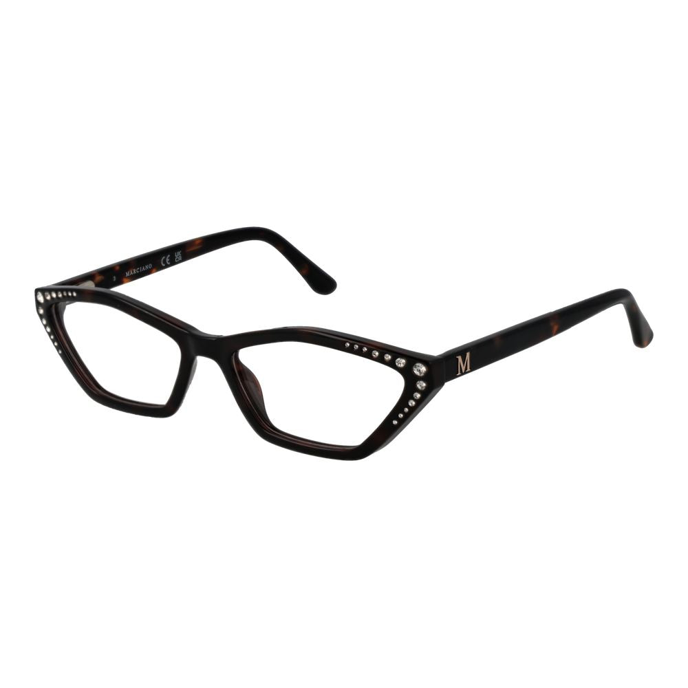 Monture de lunettes femme en acétate marron Marciano by Guess