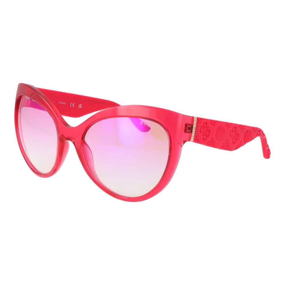 Guess Pink Women Sunglass - Chic Round Frame with UV Protection