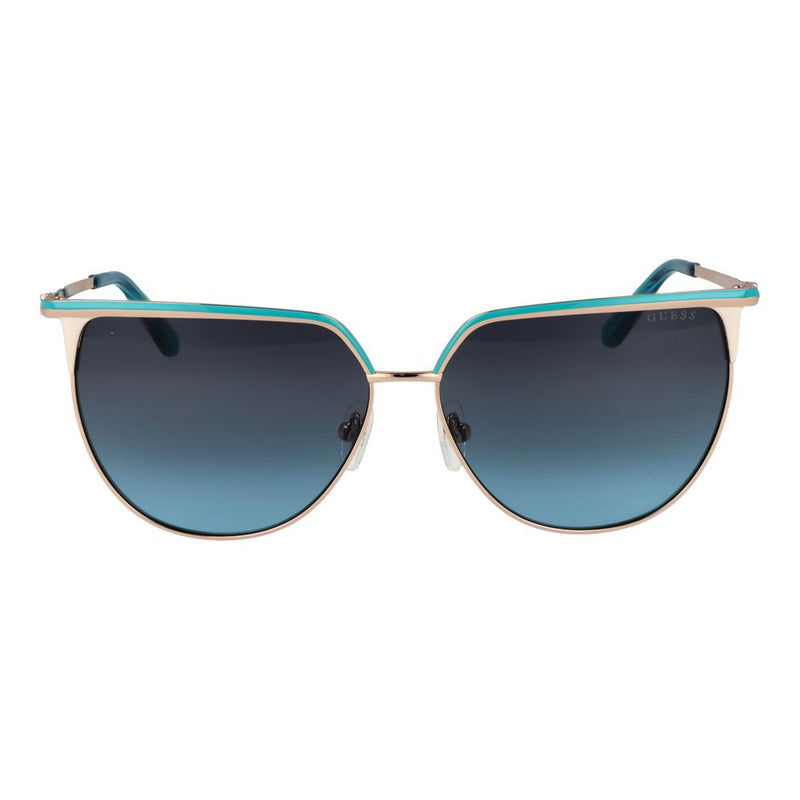 Guess Gold Women Cat Eye Sunglasses