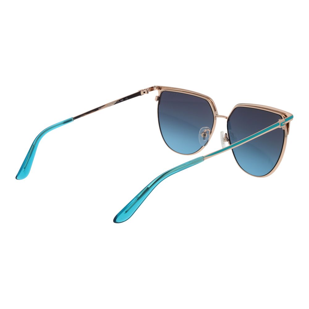 Guess Gold Women Cat Eye Sunglasses - Stylish UV Protection