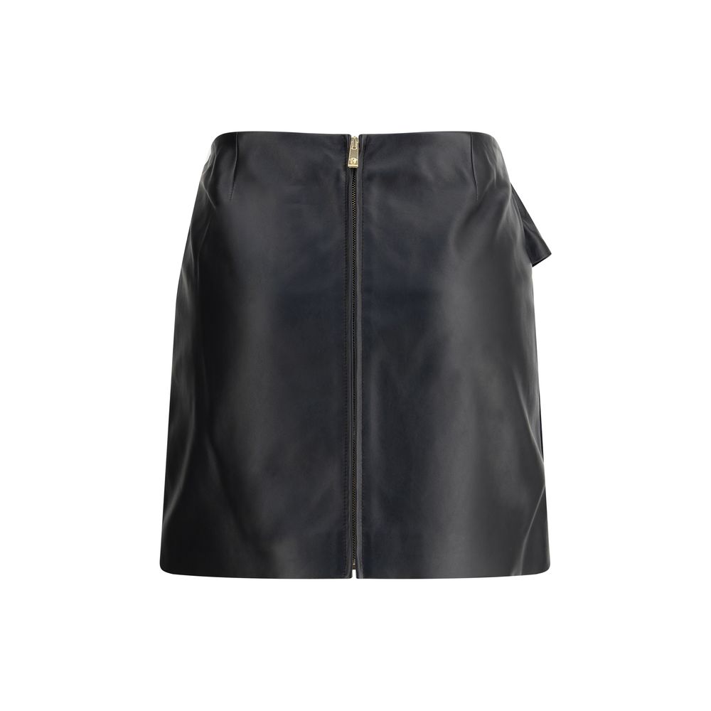 Versace Lambskin Miniskirt