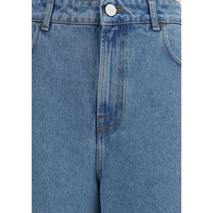 Rohe Blue Cotton Relaxed Fit Jeans (Copy)