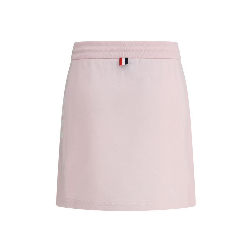 Thom Browne Cotton Mini Skirt - Adjustable Fit with Signature Style