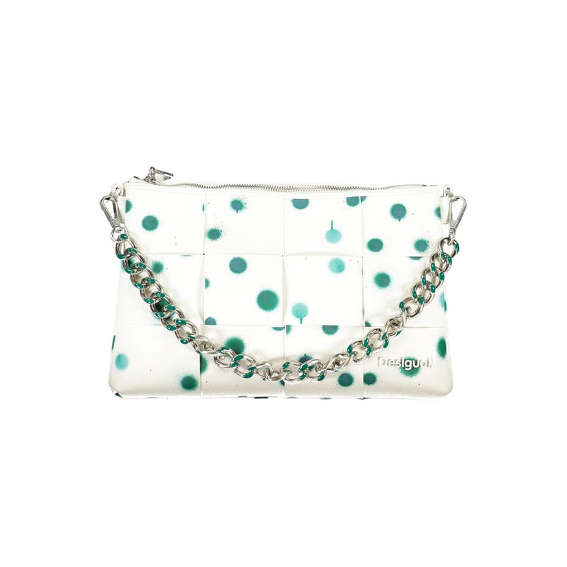 Desigual Sac à Main en Polyéthylène Blanc - Accessoire Chic et Polyvalent