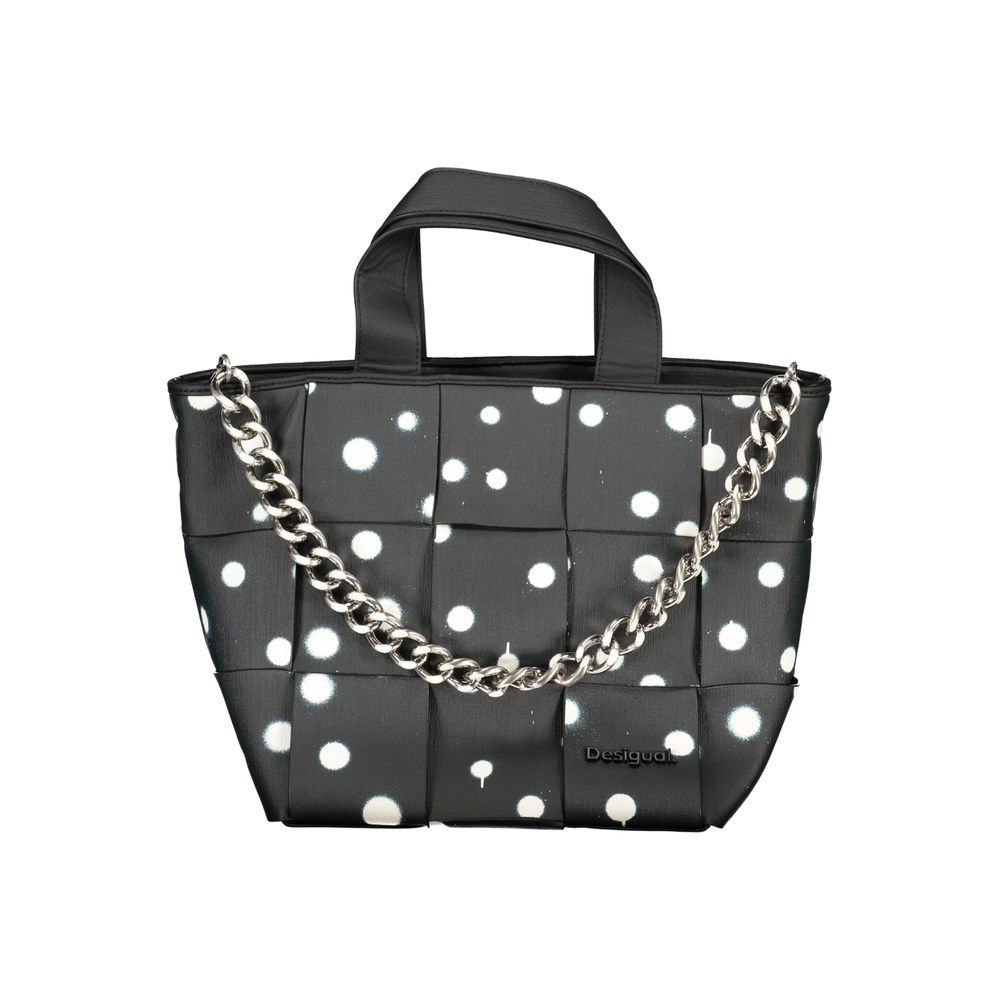 Desigual Black Polyethylene Handbag - Élégant et Polyvalent