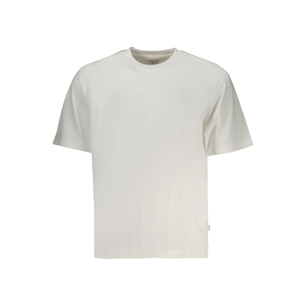 T-Shirt Homme en Coton Blanc Guess Jeans