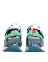 Dolce & Gabbana Multicolor Leather Low Top Sneakers