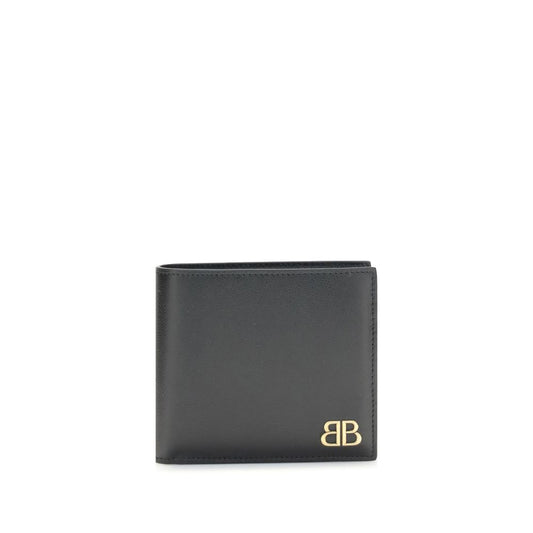 Portefeuille à plaque logo Balenciaga