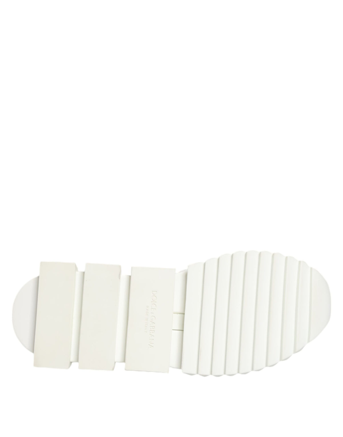 Dolce & Gabbana White Sorrento Low Top Lace Up Sneakers