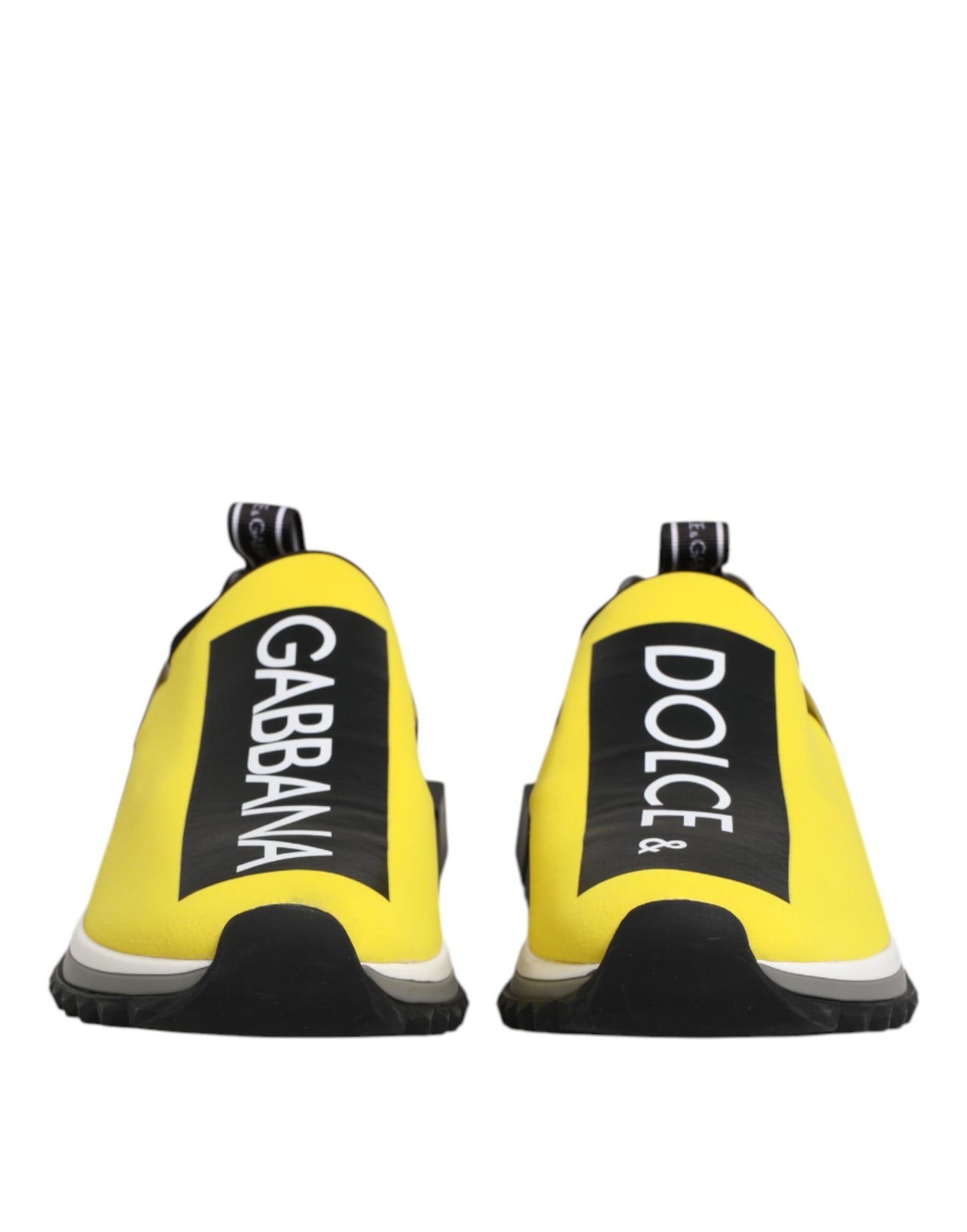 Sneakers basses Sorrento Dolce & Gabbana, logo jaune.
